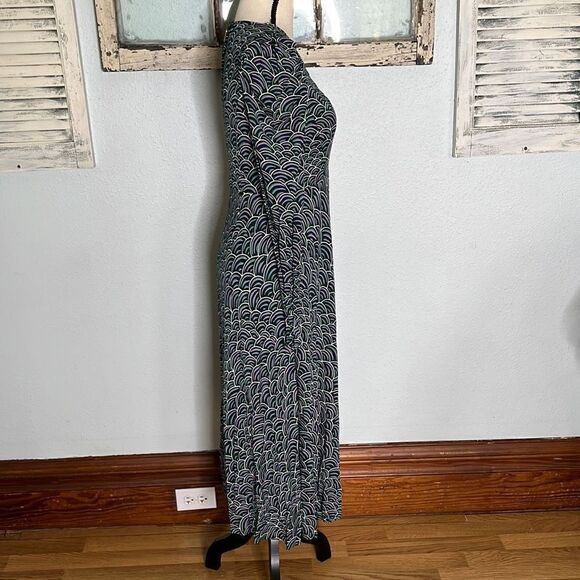 Kate Spade New York Womens Maxi Dress Puff Shoulder Long Sleeve Abstract Size 0 - Picture 10 of 14